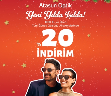 Atasun Optik %20 İndirim