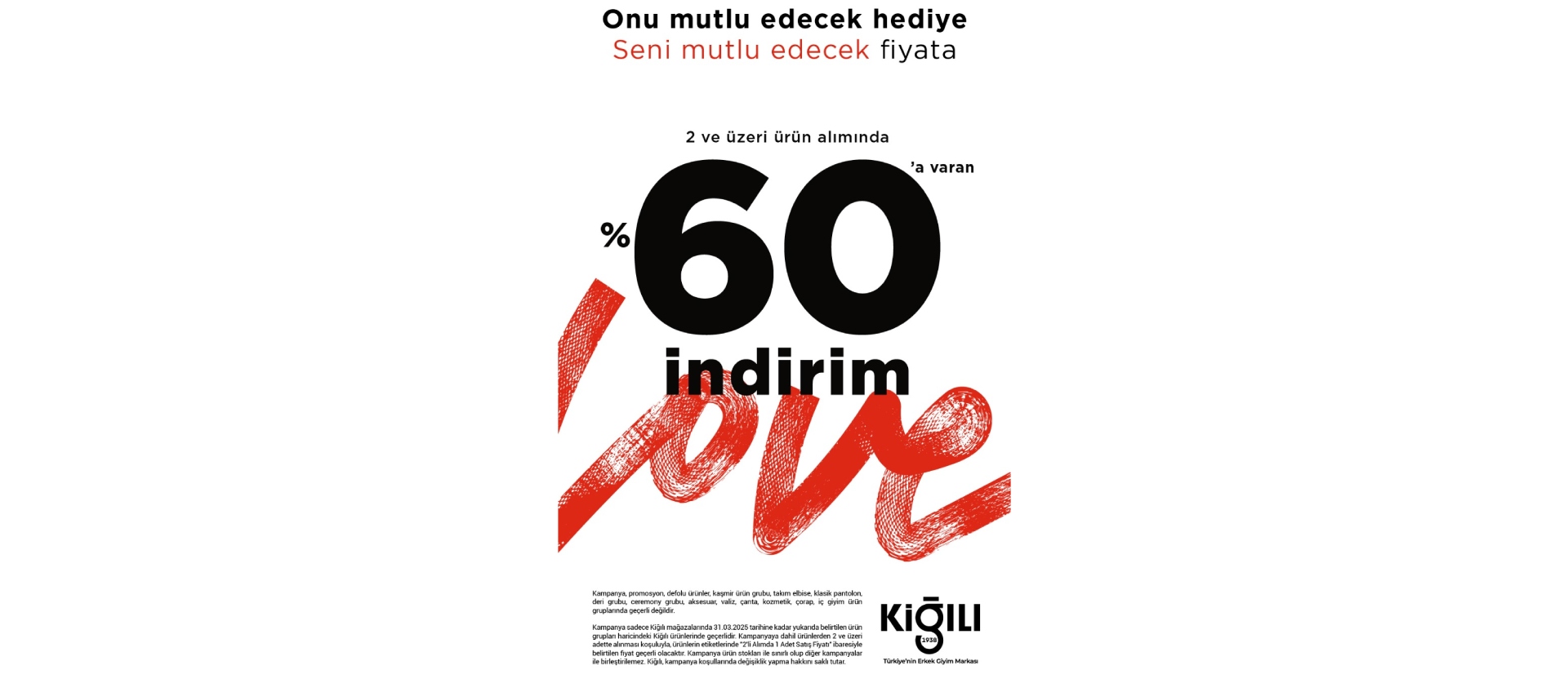 KİĞILI' da %60' a Varan İndirim