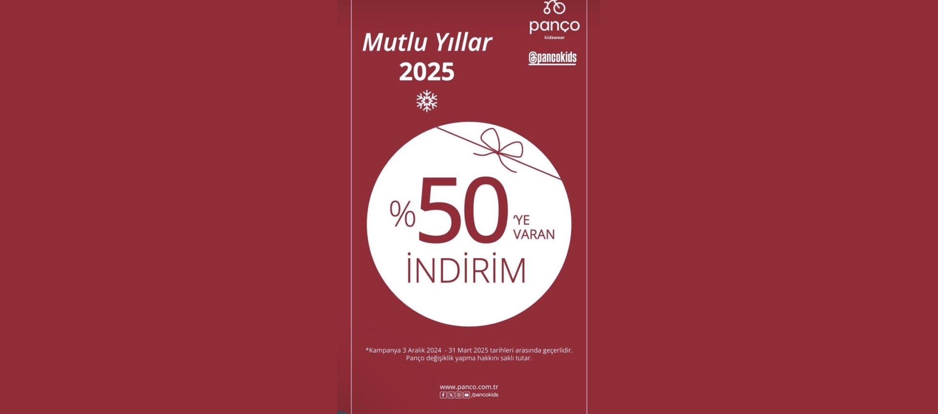 Panço %50' ye Varan İndirim