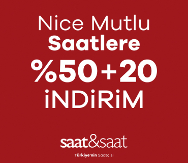 Saat & Saat' de %50 + %20 İndirim