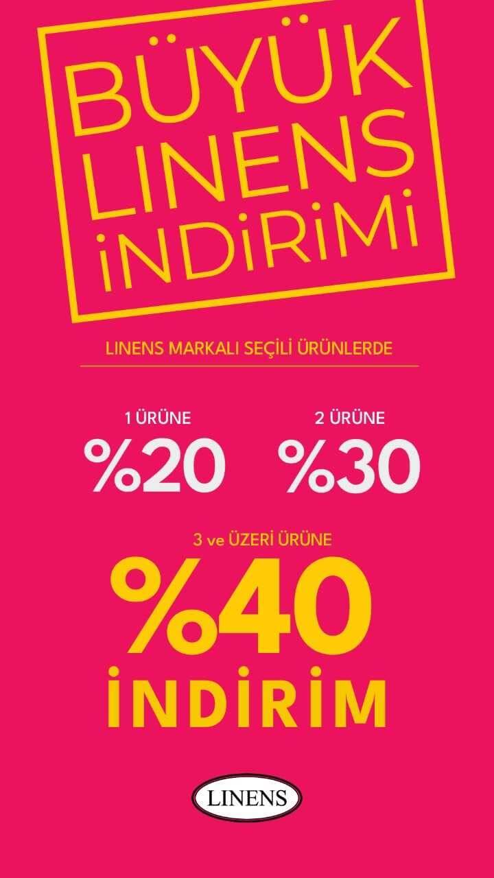 Büyük Linens İndirimi